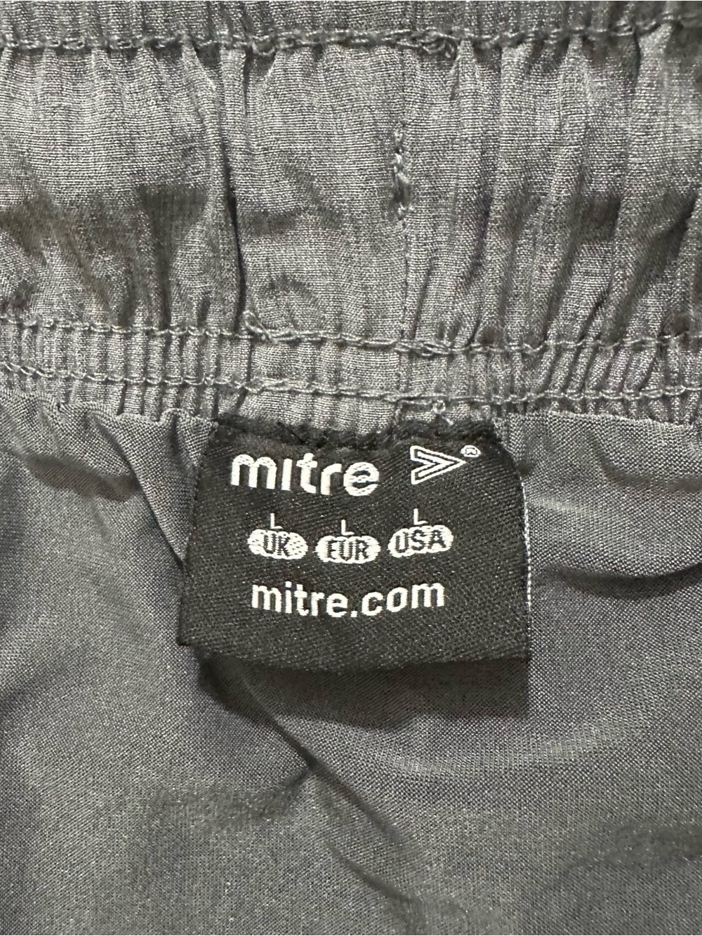 Mitre Men’s Gray Athletic Running Shorts Size Large L Lightweight - Picture 8 of 14